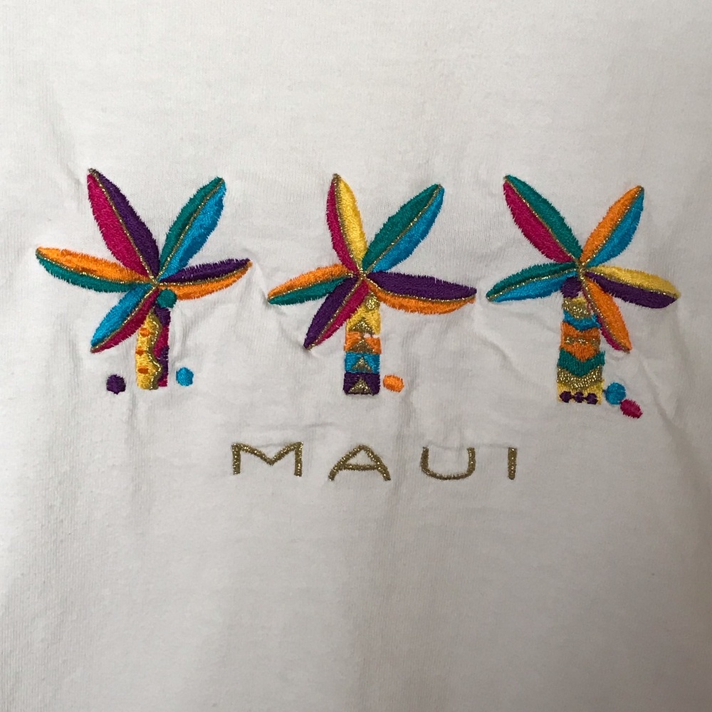 UNISEX Souvenir Maui T-Shirt - Size Lg